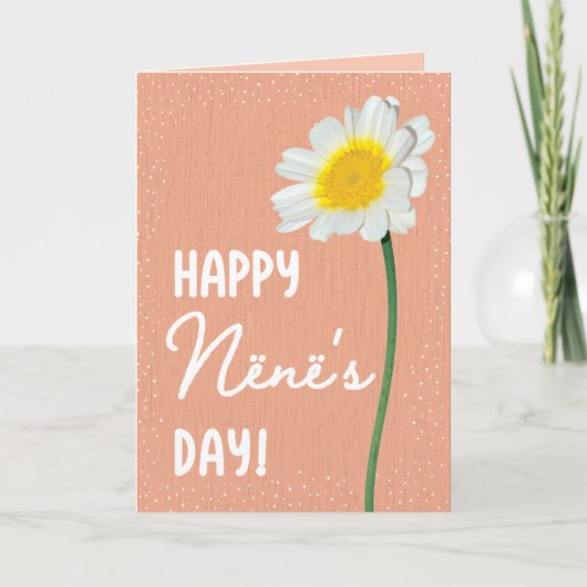 Moederdag Kaart voor Nënë (Voorkant)