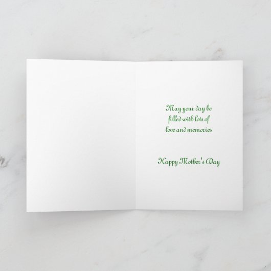 Moederdag Kaart voor nichtje (Binnen)