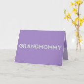 Moederdag Kaart voor oma (Gele Bloem)