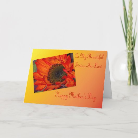 Moederdag Kaart voor schoonzus (Voorkant)