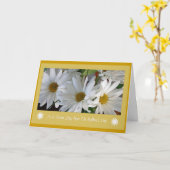 Moederdag Kaart voor stap mama (Gele Bloem)