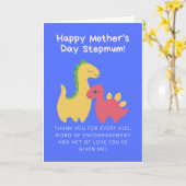 Moederdag-Kaart voor stiefmoeders Kaart (Gele Bloem)