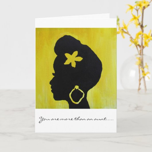 Moederdag Kaart voor tantes door Alicia L. McDanie (Gele Bloem)