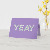 Moederdag Kaart voor Yeay (Gele Bloem)