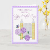 Moederdag Kaart voor zuster (Gele Bloem)