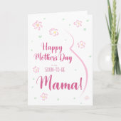 Moederdag Kaart voor zwangere moeder (Voorkant)