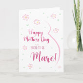 Moederdag Kaart voor Zwangerschap Mare (Voorkant)