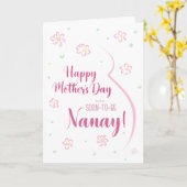 Moederdag Kaart voor Zwangerschap Nanay (Gele Bloem)