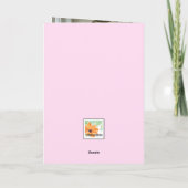 Moederdag kaart waterverf eenvoudig elegant (Achterkant)