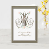 Moederdag Kaart zuster Religieuze (Gele Bloem)