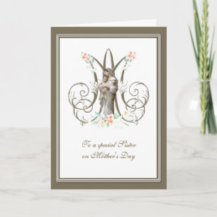 Moederdag Kaart zuster Religieuze