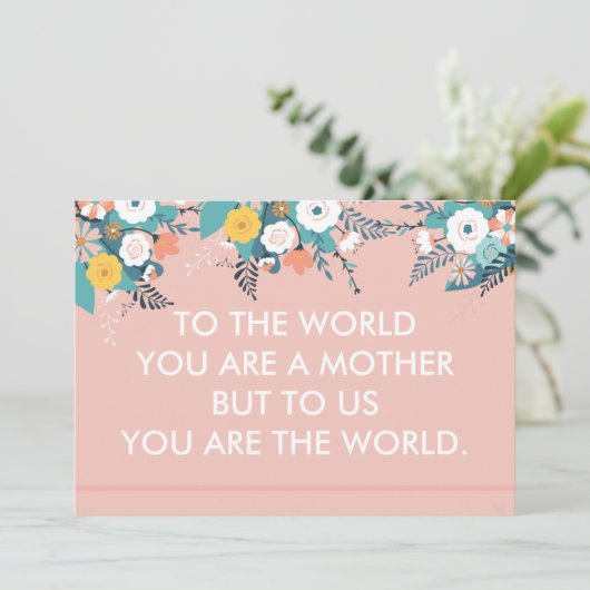 Moederdag kaarten Citaat Sentimental (Staand voorkant)