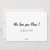 Moederdag kaarten Citaat Sentimental (Achterkant)