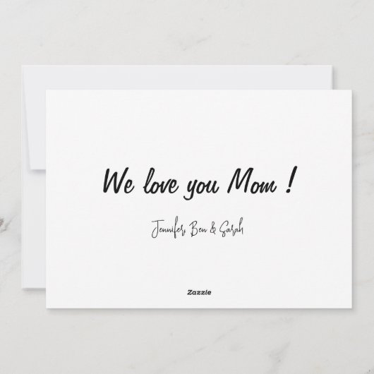 Moederdag kaarten Citaat Sentimental (Achterkant)