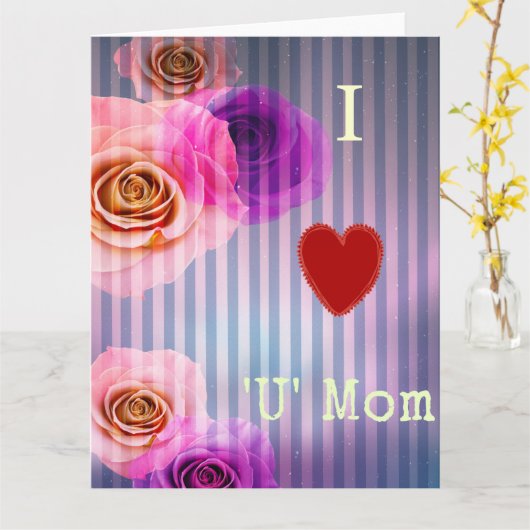 Moederdag-kaarten Kaart (Gele Bloem)