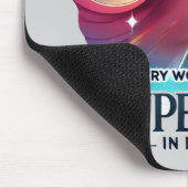 Moederdag kantoor gift Supermum AI kunst Muismat (Hoek)