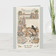 Moederdag Kat en Kittens