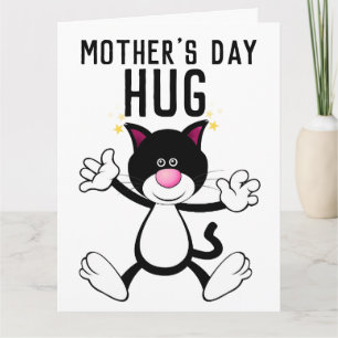MOEDERDAG KAT KNUFFEL OVERGROTE KAART