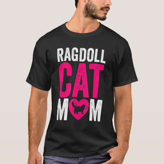 Moederdag Kat Moederskat Ragdoll Kat Moeder T-shirt (Voorkant)