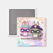 Moederdag kawaii cadeau leuke Cartoon grappige mag Magneet (Voorkant / Achterkant)