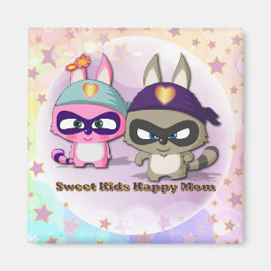 moederdag Kawaii Gift Cute Cartoon Funny Magnet