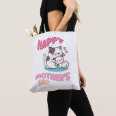 Moederdag, kawaii-stijl tote bag (Dichtbij)