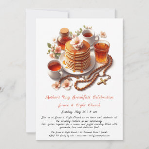 Moederdag Kerk Brunch Uitnodiging - Hawthorn