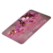 Moederdag Kersenbloesem Delicate Roze Boeket Magneet (Linkerzijde)