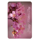 Moederdag Kersenbloesem Delicate Roze Boeket Magneet (Verticaal)
