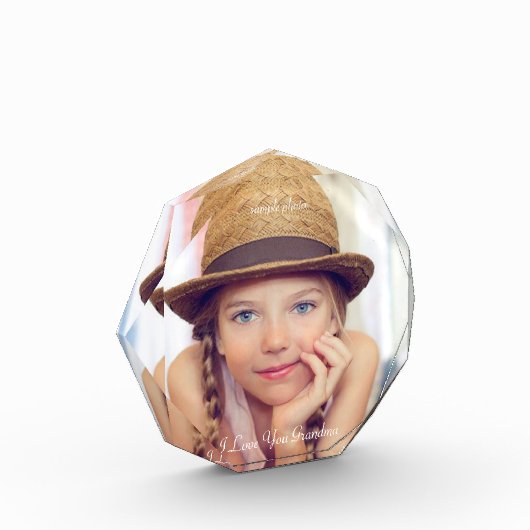 Moederdag, Kerstmis gepersonaliseerd, fotoblok (Links)