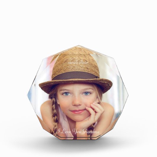 Moederdag, Kerstmis gepersonaliseerd, fotoblok (Voorkant)