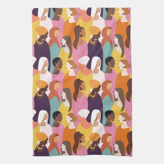 Moederdag keukenhanddoek (Verticaal)