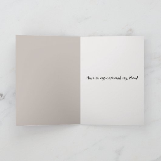 Moederdag Kip van Firstborn Kaart (Binnen)