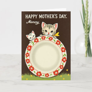 Moederdag Kittenkaart met de Liefste Wensen Kaart