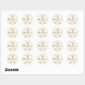 Moederdag Klassieke Ronde Sticker (Vel)