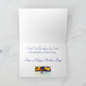 Moederdag Kleurrijk Landschap Feestdagen Kaart (Binnen)