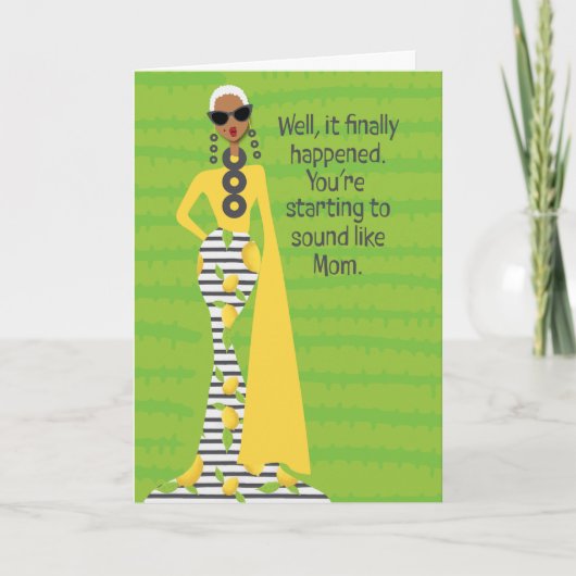 Moederdag - Klinkt als mama Bedankkaart (Voorkant)