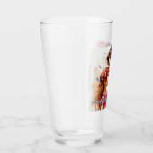 Moederdag Knuffel in Waterverf Bloemstijl Glas (Rechts)