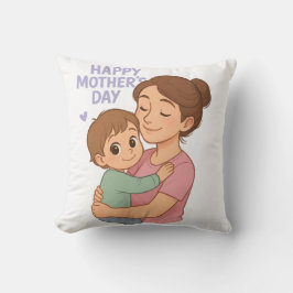 Moederdag Knuffel Sierkussen Schattigee Cartoon Mo