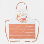 Moederdag koel met de hand om trekkend te worden schort (Voorkant)