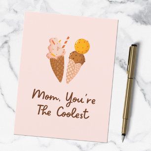 Moederdag Koelste Moeder Grappige Quote Briefkaart