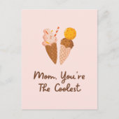 Moederdag Koelste Moeder Grappige Quote Briefkaart (Voorkant)