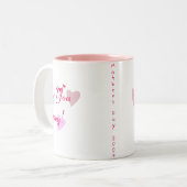 moederdag Koffie-Mok Tweekleurige Koffiemok (Voorkant links)