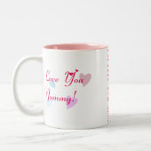 moederdag Koffie-Mok Tweekleurige Koffiemok (Links)