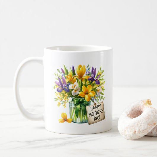 Moederdag koffiemok (Met donut)