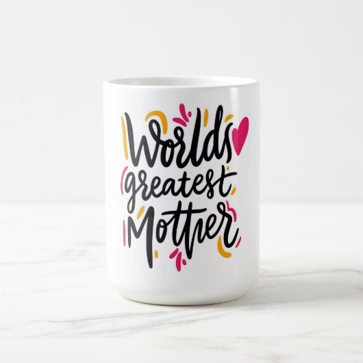 Moederdag koffiemok voor de beste moeder ter werel (Center)