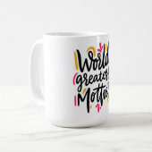 Moederdag koffiemok voor de beste moeder ter werel (Voorkant links)