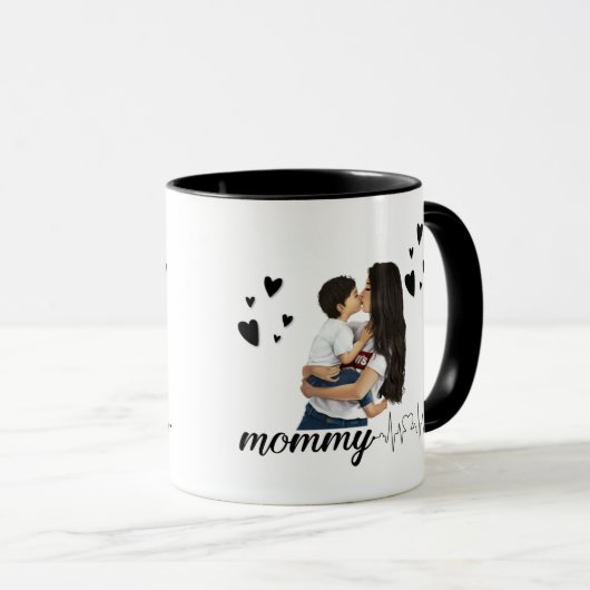 Moederdag koffiemuizen, mok verjaardagsgeschenken (Voorkant rechts)