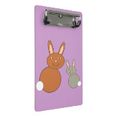 Moederdag Konijnen Mini Klembord (Schuin)