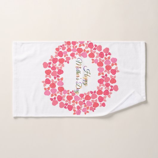 Moederdag Krans Bad Handdoek (Handdoek)
